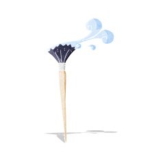 cartoon artist's brush N4