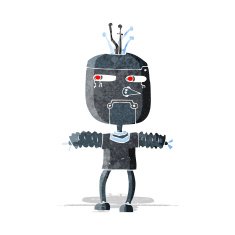Cartoon Robot N120