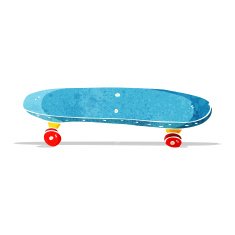 Cartoon Skateboard N21