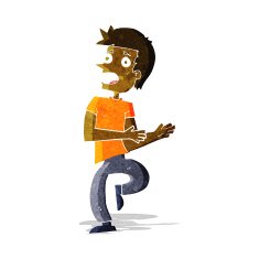 cartoon stressed out man N9