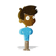cartoon boy staring N4
