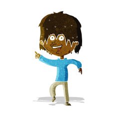 cartoon happy boy N57