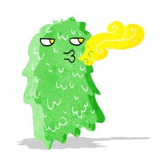 cartoon gross ghost N12
