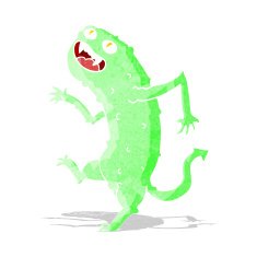 Cartoon monster N77