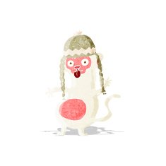 Funny Cartoon Monkey N29