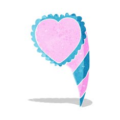 cartoon love heart symbol N2
