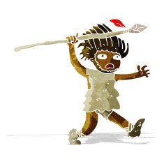 Cartoon caveman N4