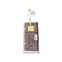 cartoon old wood door N2