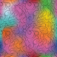 Psychedelic colorful