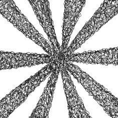 Sunburst Hand drawn Vector illustration eps8