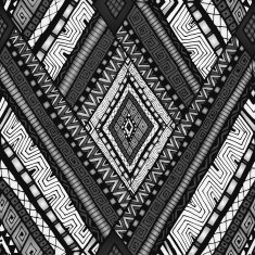 Seamless pattern with geometric elements