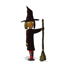 Cartoon Witch N22