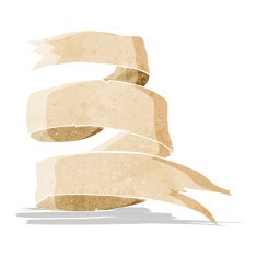 old scroll banner cartoon N2