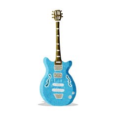 Cartoon Electric Guitar N6