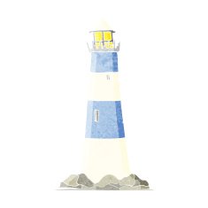 cartoon light house N4