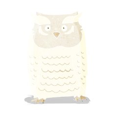 Cartoon Owl N92