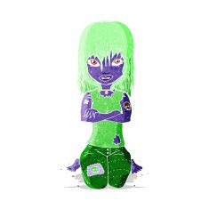 Cartoon Vampire Girl N60
