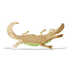 Cartoon Crocodile N44