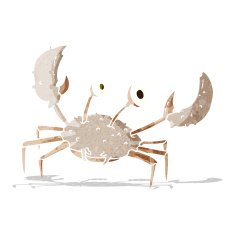 Cartoon Crab N25