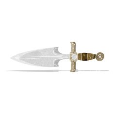 Cartoon Dagger N13
