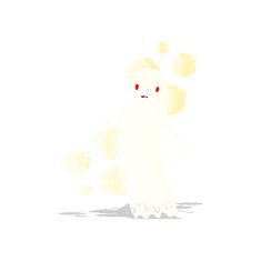 cartoon spooky ghost N53