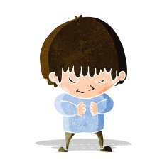 cartoon shy boy N6