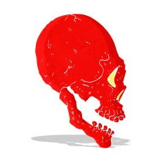 red skull illustration N2
