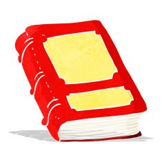cartoon old book N5