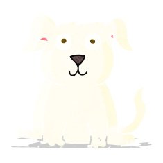 cartoon happy dog N21