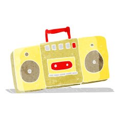 cartoon radio cassette player N5