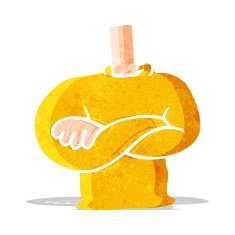 cartoon folded arms body N3