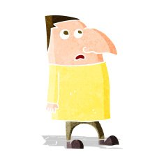cartoon worried man N26