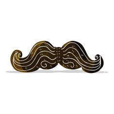 Cartoon Mustache N15