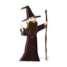 cartoon old wizard N3
