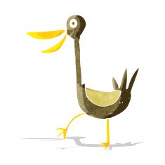 Funny Cartoon Duck N12