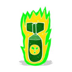 cartoon flaming bomb N7