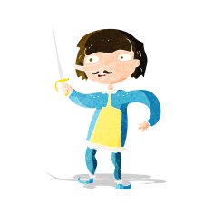 cartoon man with sword N2