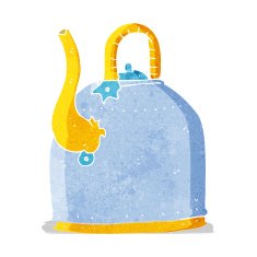 old iron kettle cartoon N3
