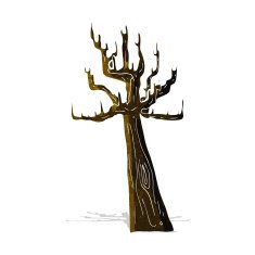 old bare tree cartoon N4