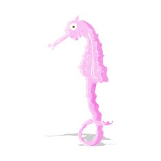 Cartoon Sea Horse N15