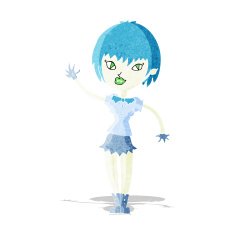 Cartoon Vampire Girl N61