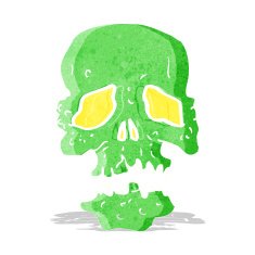 Cartoon Skull N47