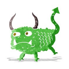 cartoon little demon N8