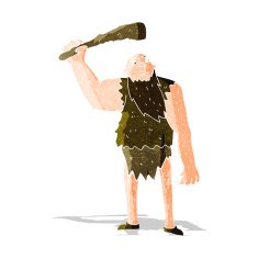 cartoon neanderthal N3