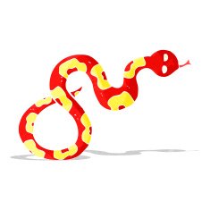 Cartoon Snake N127
