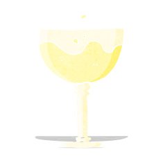 cartoon glass of wine N2