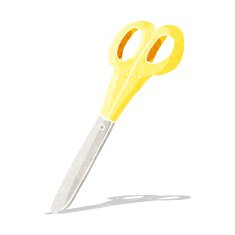 Cartoon Scissors N21