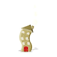 funny cartoon house N3