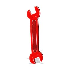 cartoon spanner N17
