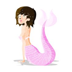 Cartoon Mermaid N18